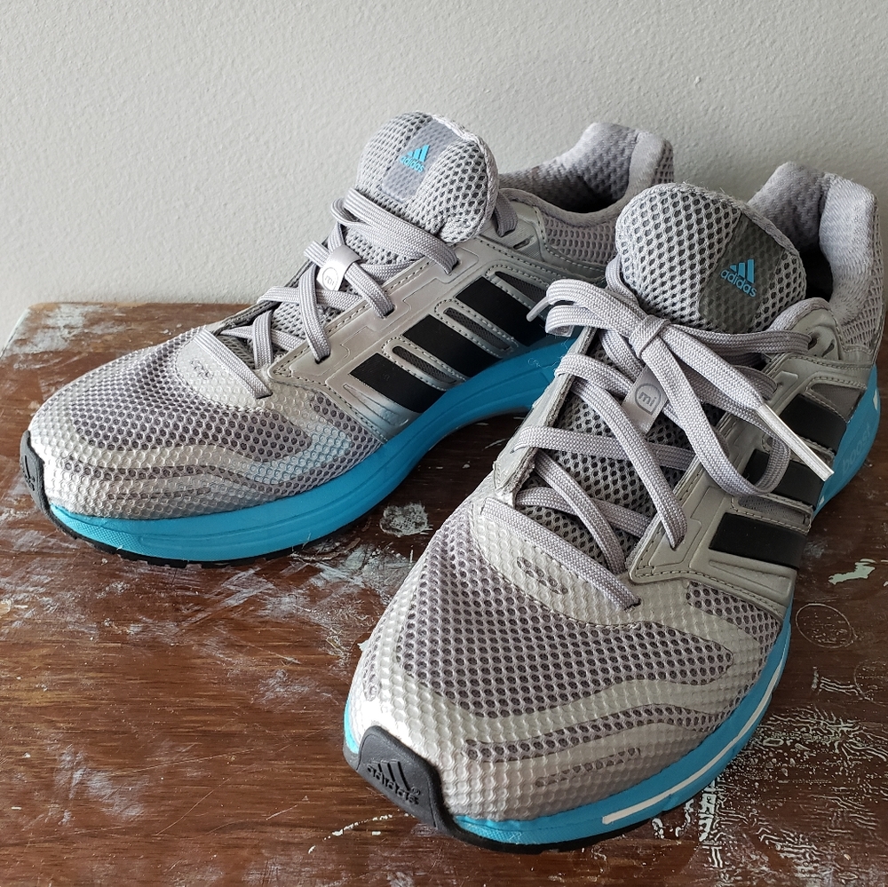 BRAND NEW ADIDAS Boost sneakers in grey and blue